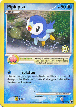 Piplup - 72/100 - Pokemon Countdown Calendar Promo available at 401 Games Canada