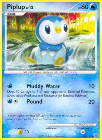 Piplup - 85/127 - Common available at 401 Games Canada