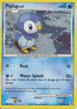 Piplup - 93/130 - Alternate Holo - Promo available at 401 Games Canada