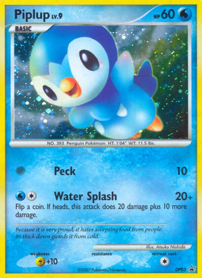 Piplup - DP03 - Holo Promo available at 401 Games Canada