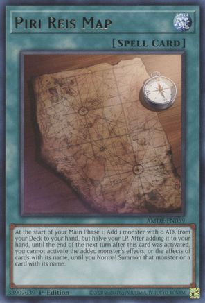 Piri Reis Map - AMDE-EN059 - Rare - 1st Edition available at 401 Games Canada