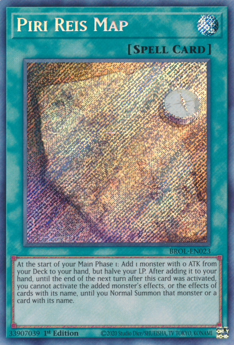 Piri Reis Map - BROL-EN023 - Secret Rare - 1st Edition available at 401 Games Canada