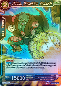 Pirina, Namekian Ambush - DB2-043 - Uncommon (FOIL) available at 401 Games Canada