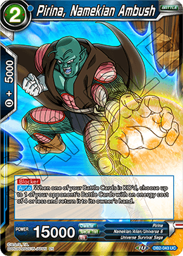 Pirina, Namekian Ambush - DB2-043 - Uncommon available at 401 Games Canada