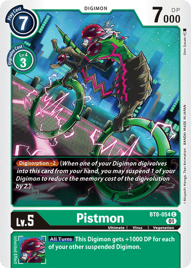 Pistmon - BT8-054 - Common available at 401 Games Canada