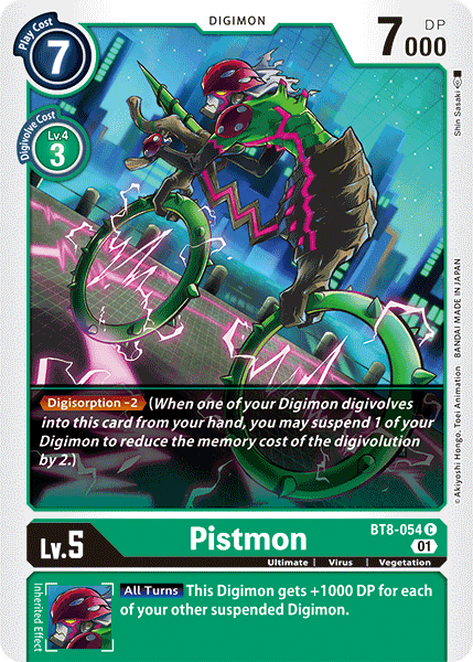 401 Games Canada - Pistmon - BT8-054 - Common 401 Games Canada - Pistmon - BT8-054 - Common
