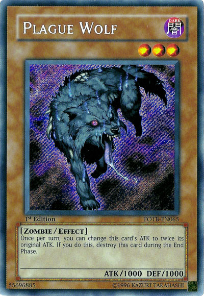 Plague Wolf - FOTB-EN065 - Secret Rare - 1st Edition available at 401 Games Canada