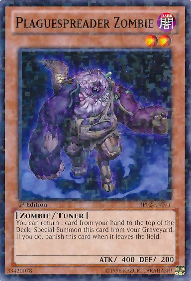 Plaguespreader Zombie - BP02-EN071 - Mosaic Rare - 1st Edition available at 401 Games Canada