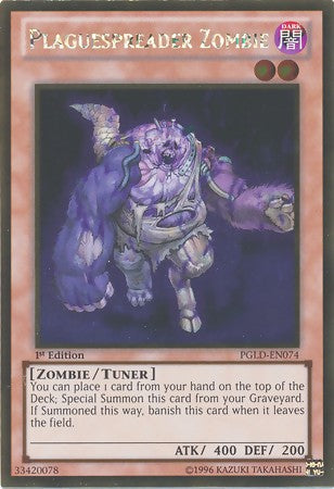 Plaguespreader Zombie - PGLD-EN074 - Gold Rare - 1st Edition available at 401 Games Canada