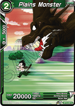 Plains Monster - BT15-087 - Common available at 401 Games Canada