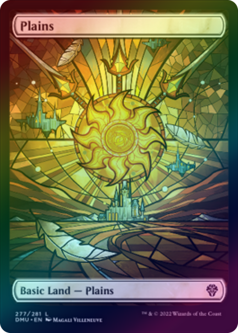 401 Games Canada - Plains - Stained Glass Full Art (277) (Foil) (DMU) 401 Games Canada - Plains - Stained Glass Full Art (277) (Foil) (DMU)