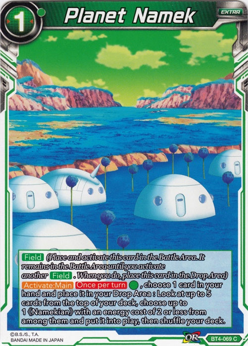 Planet Namek - BT4-069 - Common (Foil) available at 401 Games Canada