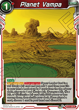 Planet Vampa - BT11-028 - Rare available at 401 Games Canada