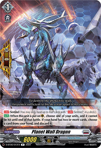 Planet Wall Dragon - D-BT06/047 - Rare available at 401 Games Canada