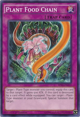 Plant Food Chain (Shatterfoil) - BP03-EN212 - Shatterfoil Rare - 1st Edition available at 401 Games Canada