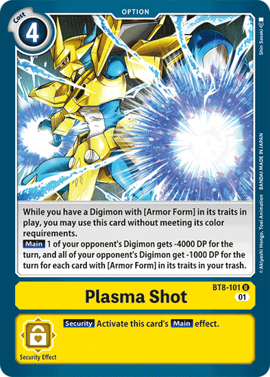 Plasma Shot - BT8-101 - Uncommon available at 401 Games Canada