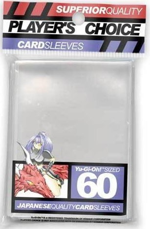 Player's Choice - 60ct Premium Sleeves - Mini Clear available at 401 Games Canada