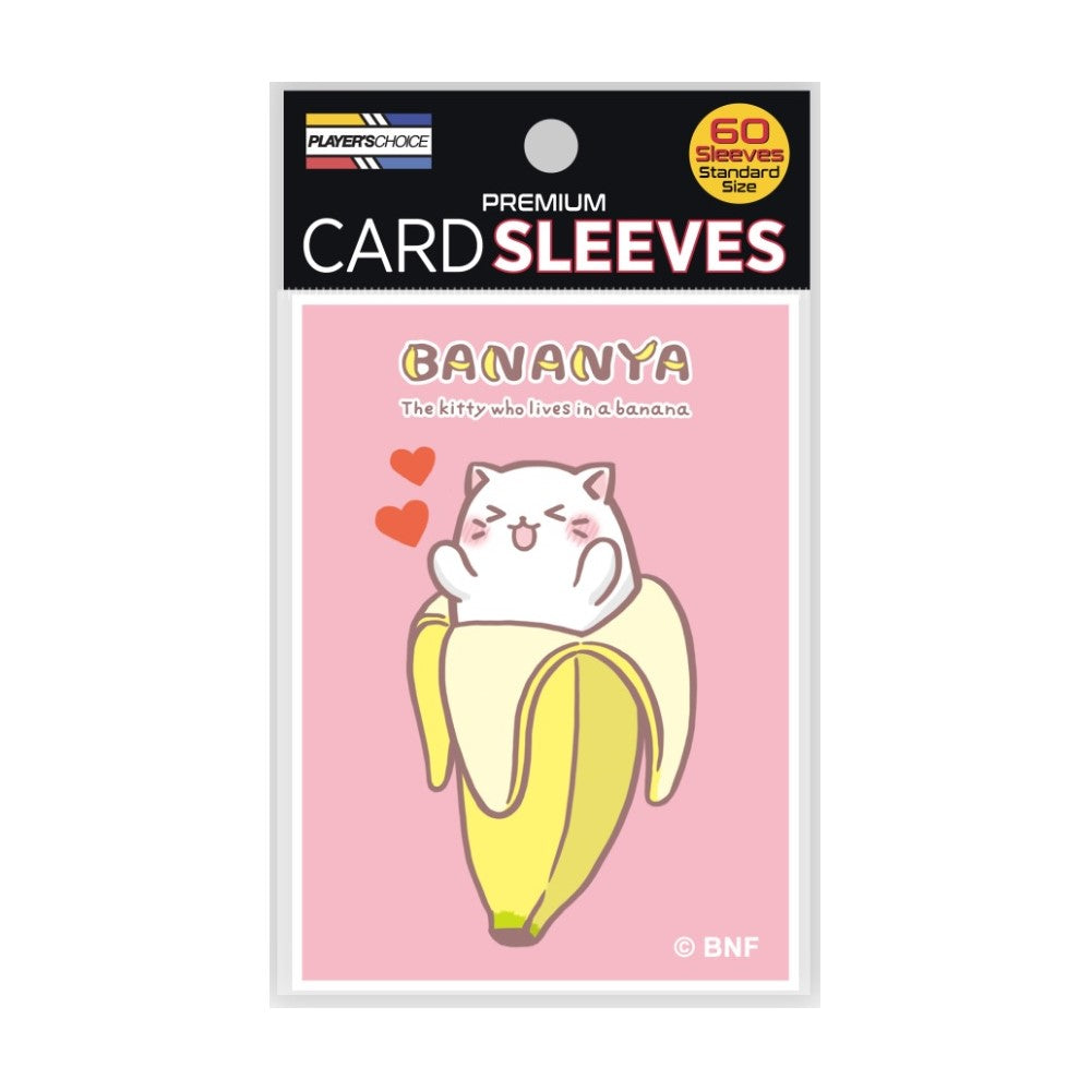 401 Games Canada - Player's Choice - Standard Card Sleeves 60ct - Bananya Lovely (Pink) 401 Games Canada - Player's Choice - Standard Card Sleeves 60ct - Bananya Lovely (Pink)