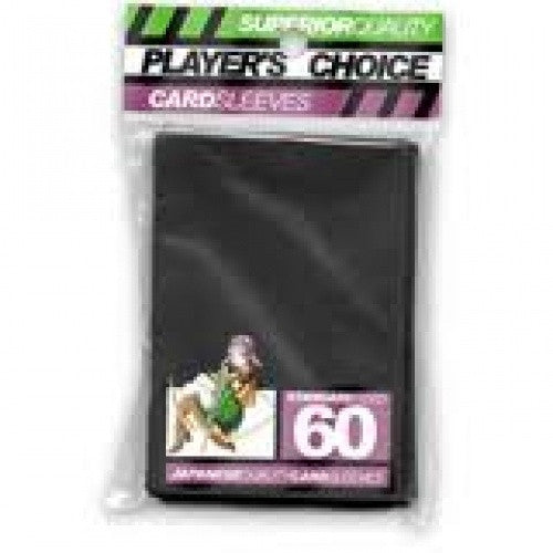 Player's Choice - Standard Card Sleeves 60ct - Black available at 401 Games Canada