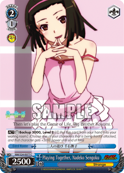 Playing Together, Nadeko Sengoku - NM/S24-E077 - Common available at 401 Games Canada