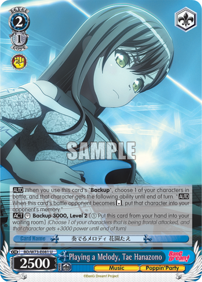 Playing a Melody, Tae Hanazono - BD/W73-E081 - Uncommon available at 401 Games Canada