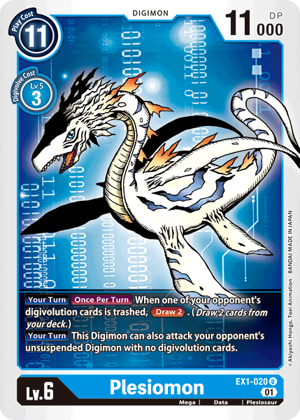 Plesiomon - EX1-020 - Uncommon available at 401 Games Canada