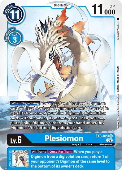 Plesiomon - EX3-023 - Uncommon available at 401 Games Canada