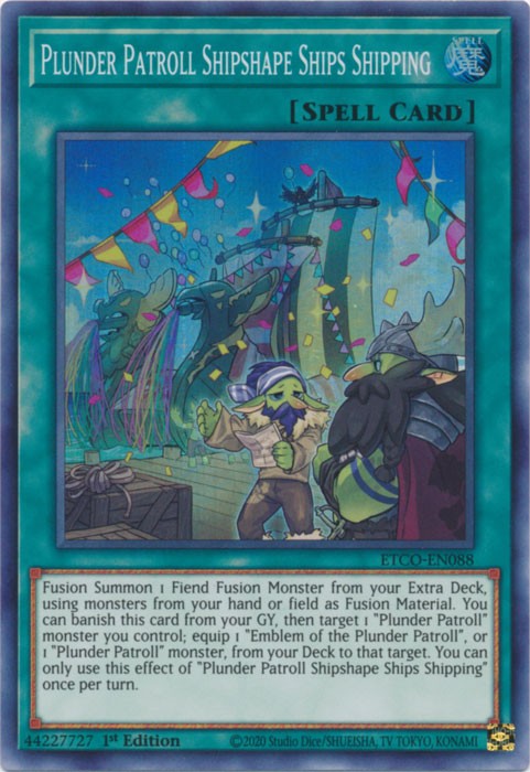 Plunder Patroll Shipshape Ships Shipping - ETCO-EN088 - Super Rare - 1st Edition available at 401 Games Canada