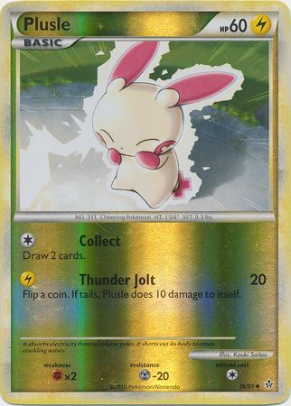 Plusle - 36/95 - Uncommon - Reverse Holo available at 401 Games Canada