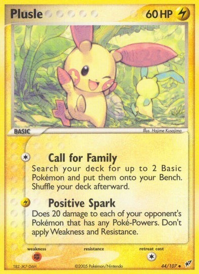 Plusle - 44/107 - Uncommon available at 401 Games Canada