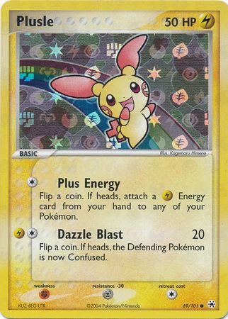 Plusle - 69/101 - Common - Reverse Holo available at 401 Games Canada