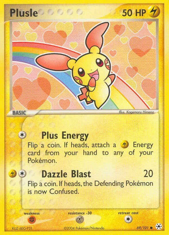 Plusle - 69/101 - Common available at 401 Games Canada