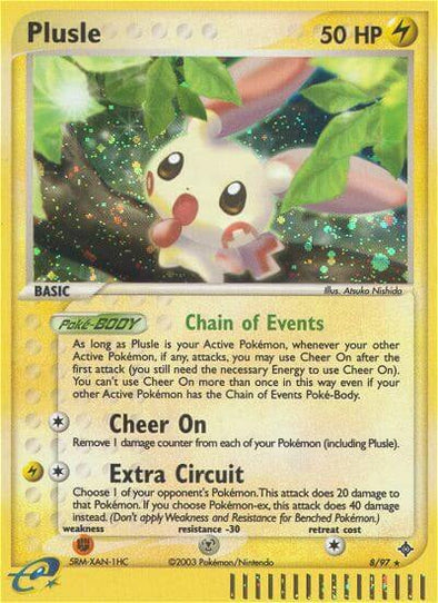 Plusle - 8/97 - Holo Rare available at 401 Games Canada