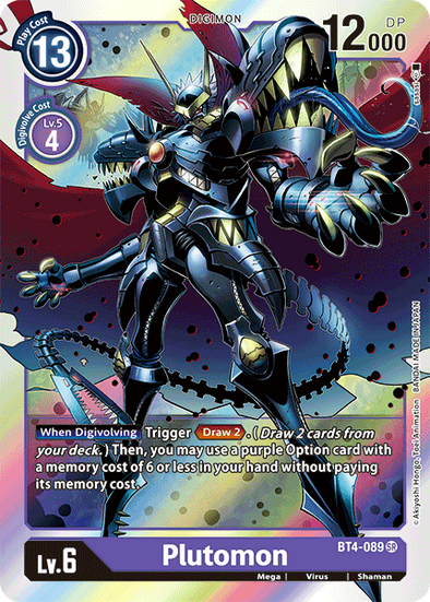 Plutomon - BT4-089 - Super Rare available at 401 Games Canada