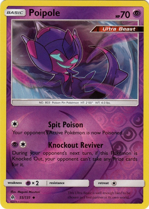 Poipole - 55/131 - Uncommon - Reverse Holo available at 401 Games Canada