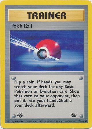 Poke Ball - 64/64 - Common - 1st Edition available at 401 Games Canada