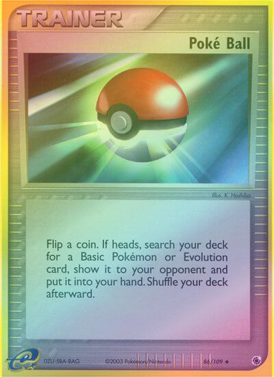 Poke Ball - 86/109 - Uncommon - Reverse Holo available at 401 Games Canada