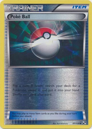 Poke Ball - 97/114 - Uncommon - Reverse Holo available at 401 Games Canada