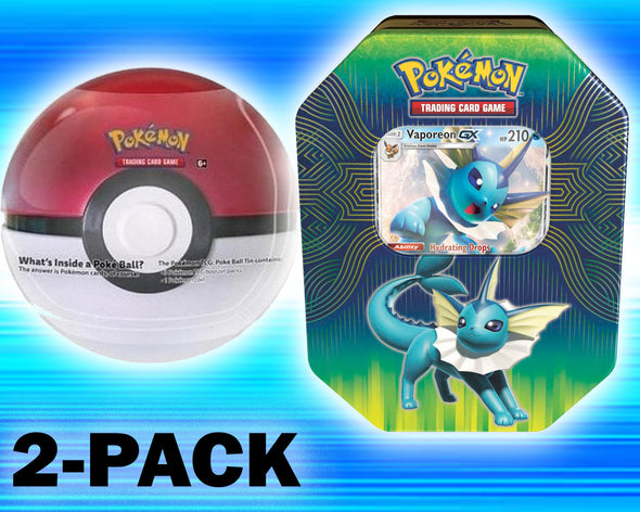 Pokemon - 2 Pack - Poke Ball & Tin available at 401 Games Canada