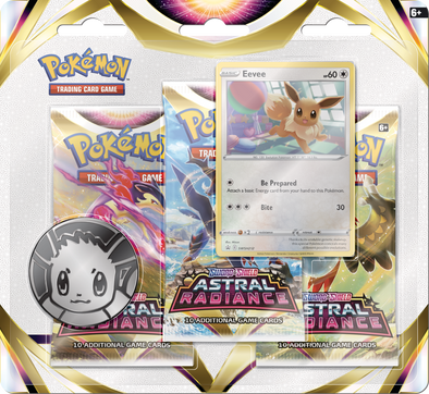 Pokemon - Astral Radiance - 3 Pack Blister - Eevee available at 401 Games Canada