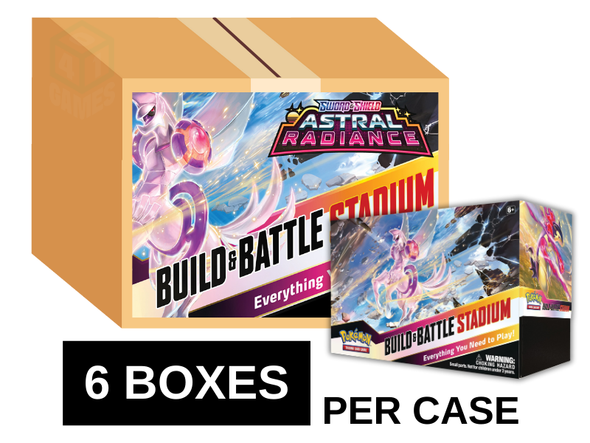 Pokemon - Astral Radiance - Build & Battle Stadium - Case of 6