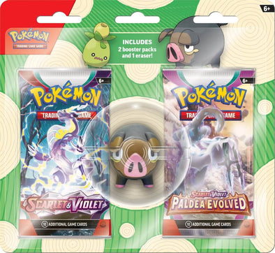 Pokemon - Back to School Eraser Blister - Lechonk available at 401 Games Canada