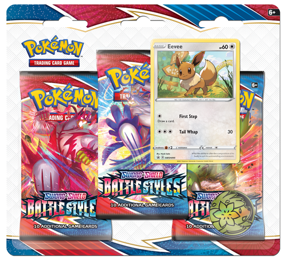 Pokemon - Battle Styles - 3 Pack Blister - Eevee available at 401 Games Canada