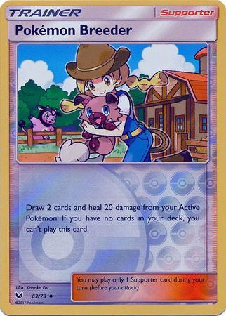 Pokemon Breeder - 63/73 - Uncommon - Reverse Holo available at 401 Games Canada