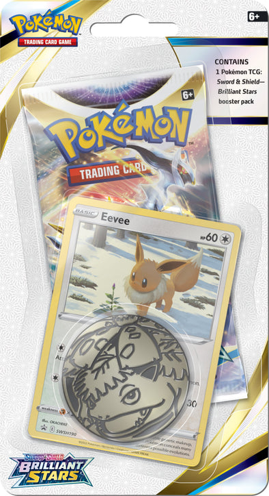 Pokemon - Brilliant Stars - Checklane Blister - Eevee available at 401 Games Canada