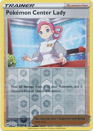 Pokemon Center Lady - 176/202 - Uncommon - Reverse Holo available at 401 Games Canada