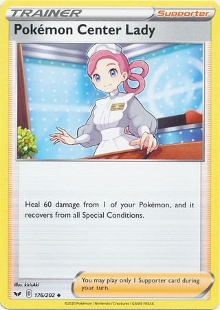 Pokemon Center Lady - 176/202 - Uncommon available at 401 Games Canada