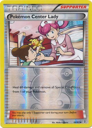 Pokemon Center Lady - 68/83 - Uncommon - Reverse Holo available at 401 Games Canada