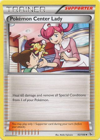 Pokemon Center Lady - 93/106 - Uncommon available at 401 Games Canada