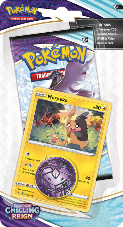 Pokemon - Chilling Reign - Checklane Blister - Morpeko available at 401 Games Canada